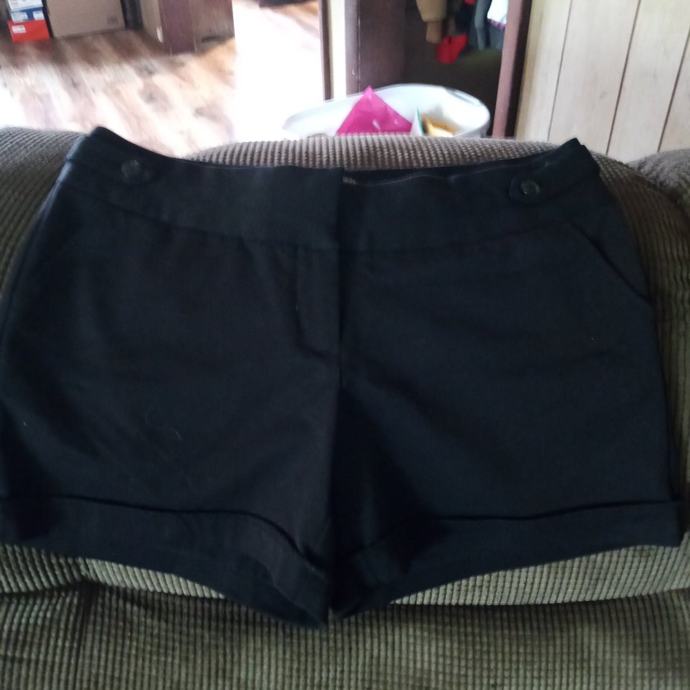 black dress shorts